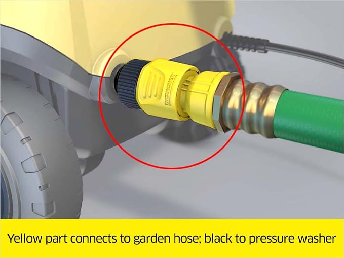 Kärcher 1700 PSI K 2 Electric Pressure Washer Bundle with 2 Spray Wands, 26' Hose and Garden Hose Adapter Kit