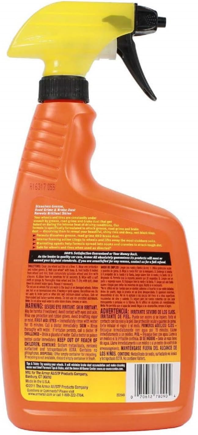 Armor All 40330 All Wheel Cleaner, 24-Ounce Bottle (Pack of 6)