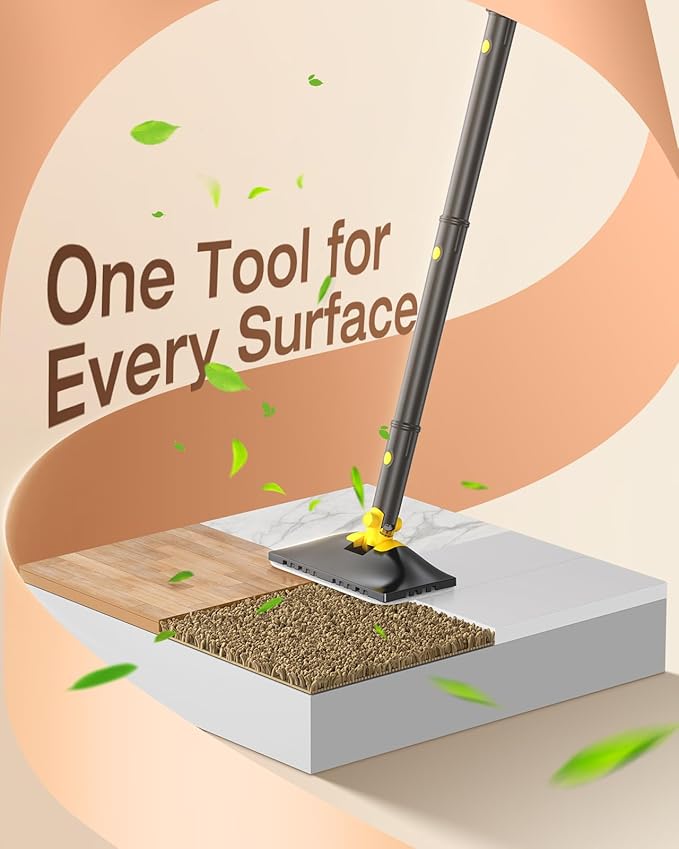 10-in-1 Steam Mop with Detachable Handheld Steamer, 350ml Tank, 10s Heat-Up, 248°F Steam Cleaner, 2-Level Control and Swivel Head for Floors, Carpets, Tiles, BBQ grill Multi-Surface Dark Grey