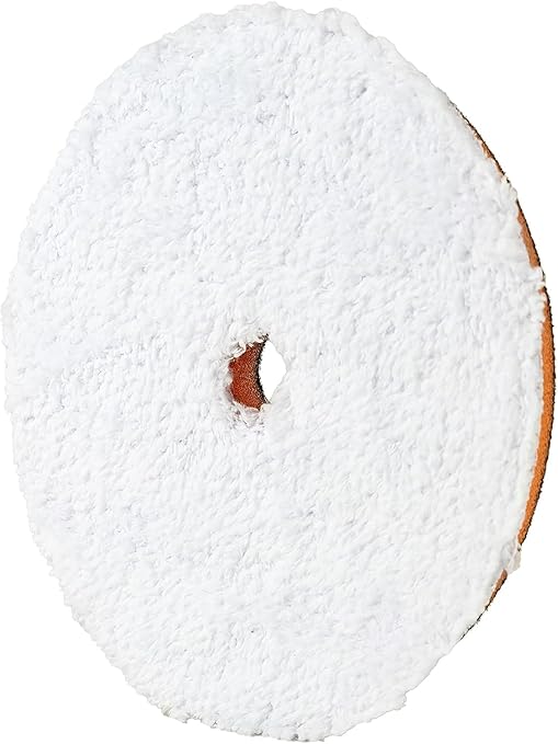 Lake Country 5.5" HDO Light Cutting Microfiber One-Step Pad (2-Pack) for Random Orbital Polsiher. Fits 5" Backing Plate