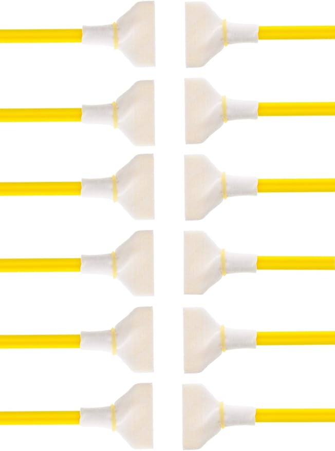 Alpha 24mm Sensor Cleaning Swabs (12pk) (Yellow)