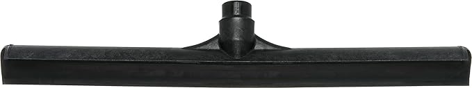 SPARTA 3656703 Plastic Floor Squeegee, Shower Squeegee, Heavy Duty Squeegee With Rubber Blade For Windows, Glass, Shower Doors, Floors, Windshields, 20 Inches, Black