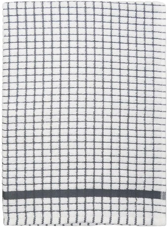 Samuel Lamont Poli Dri Tea Towels - Set of 3 100% Cotton 27.5 x 19 Inch (Grey)
