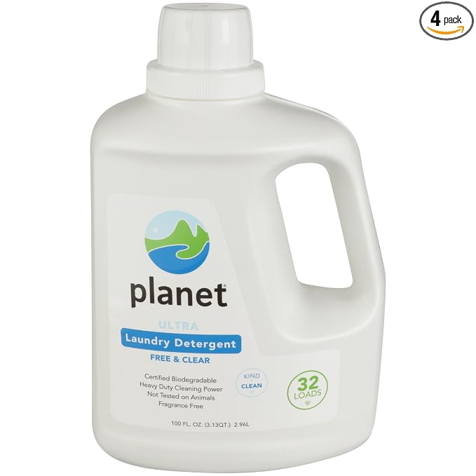 Planet Ultra Liquid Laundry Detergent, 100 oz
