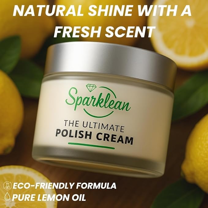SPARKLEAN Jewelry & Watch Polishing Cream · Silver Polish + Tarnish Remover · Mirror Shine on Solid Gold, Sterling, Brass, Copper, Chrome, Stainless · Made in USA Since 2000 (2 oz)