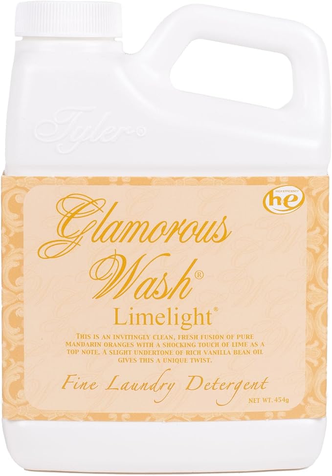 Limelight Glamorous Wash 16 oz Fine Laundry Detergent by Tyler Candles
