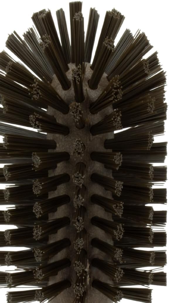 SPARTA Multi-Purpose Valve Brush Pipe Brush, Round Brush with Polyester Bristles, Color Coded for Commercial Cleaning, Kitchen, Restaurant, Bathroom, Plastic, 5.9 X 3 X 5.9 Inches, Brown