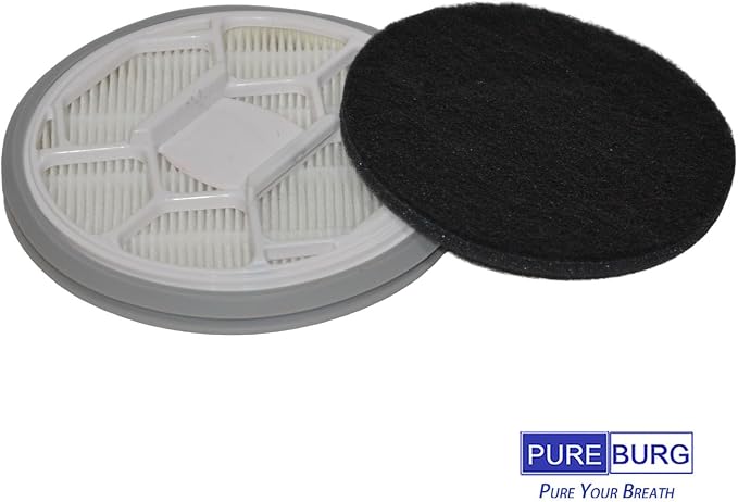 PUREBURG Replacement Filter Compatible with Oneisall LM2 ON-D81 & Afloia LM1 Homeika Pet Grooming Kit,4 HEPA + 8 Sponge kit For Dog Cat Pet Vacuum Accessories