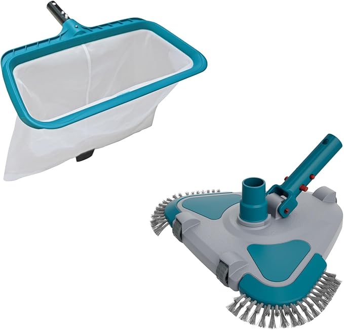 POOLWHALE Pool Vacuum Head with Fine Mesh Pool Net