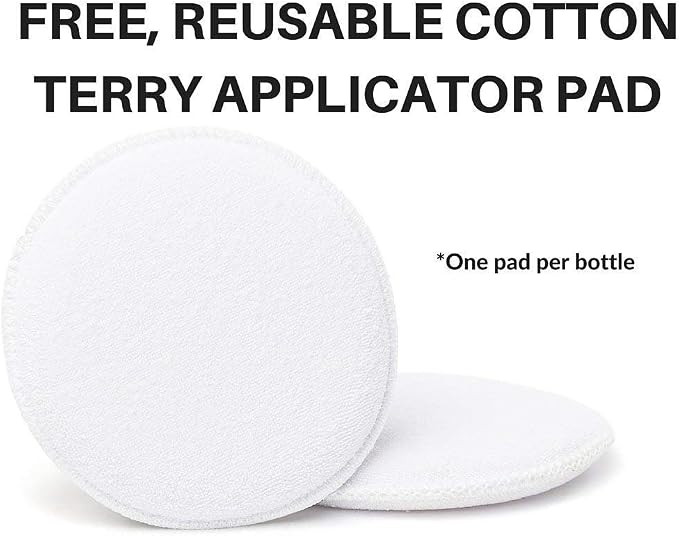 Leather Milk Leather Water Repellent and Protector - Water Protectant No. 3 - All Natural, Non-Toxic Water Proofer and Liquid Sealant. Made in The USA. 2 Sizes. Includes Premium Applicator Pad!