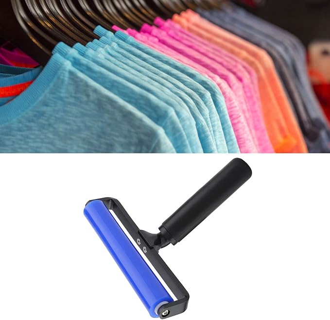 Kleefroller, Dust Removal Roller,Sticky Lint Roller with Cover Reusable Washable Travel Dust Picker Cleaner Remover Brush Value Set for Clothes, Pet,Hair,Debris,Bedroom, Living Room, Office(8 inches)