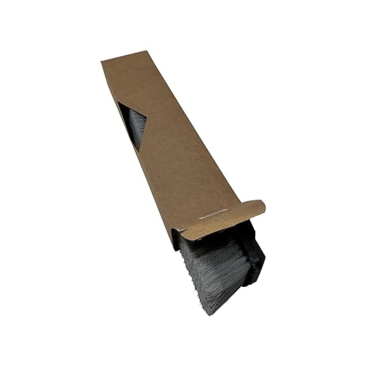 SPARTA Flo-Pac Plastic Flagged Sweep, Floor Sweep for Cleaning, 18 Inches, Gray