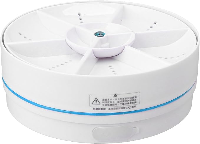 USB Dishwasher, Ultrasonic Dish Washing Machine for Fruit Vegetable, Household Small Dishwasher for Trip, Apartment, Home, Dorm, Kitchen Supply (Blue)