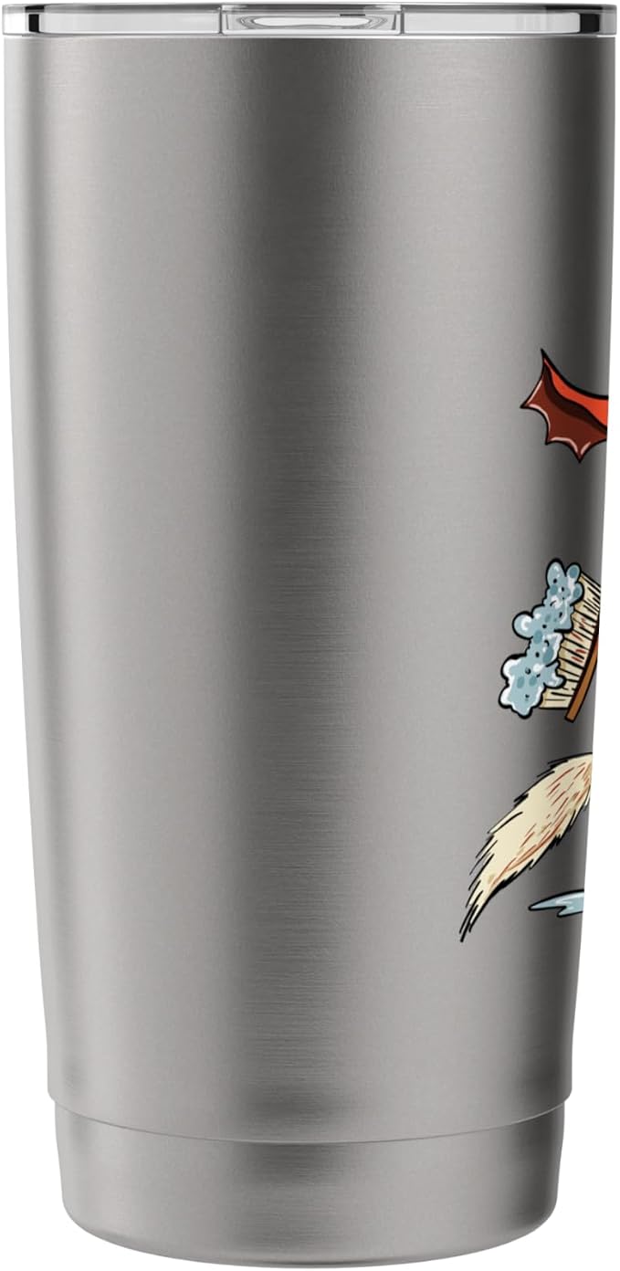 Funny Cleaning Devil Housekeeping, Cleaning Supplies Stainless Steel Insulated Tumbler