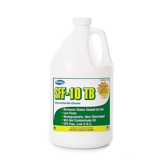 SFF-10 TB, 1 Gallon, Heavy-Duty, Exterior Body Cleaner & Iron Stain Remover for Trains, Buses, Removes Away All Oxidation & Rust Stains, Grease, Oil, Carbon, Deodorizes, Made in USA (55-226)