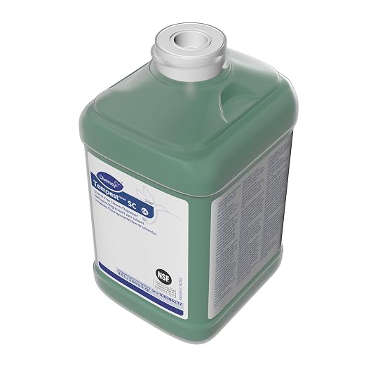 Diversey 100986237 Tempest SC Solvent Free Cleaner Degreaser, Commercial Alkaline NSF Grease & Soil Remover, J-Fill Concentrate, 2.5-Liter
