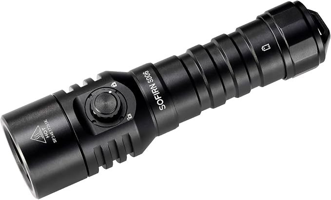 sofirn SD06 Scuba Diving Flashlight, 3200 High Lumens 472 Meters Long Throw Bright Underwater Light, Waterpoof Flashlight for Underwater 100 Meters with Charger(6500k)