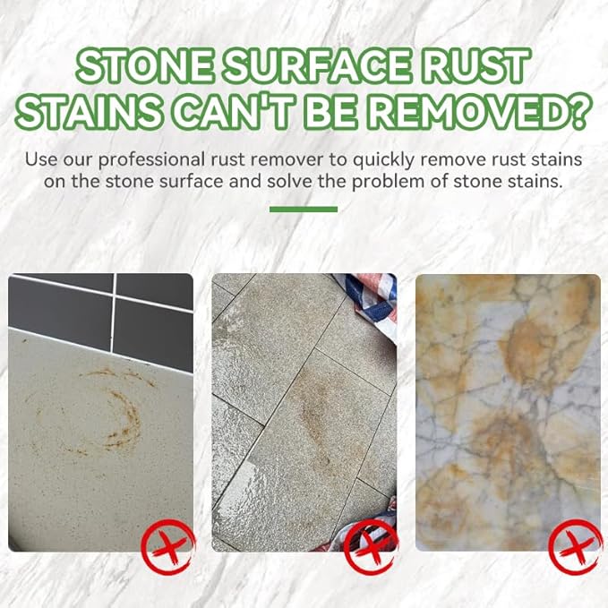 Rust Stain Remover 500ml Marble Cleaner Tile Rust Remover Granite Care Agent Nature Stone Care Agent - Professional and Powerful in Removing Rust From Granite, Tile and Marble