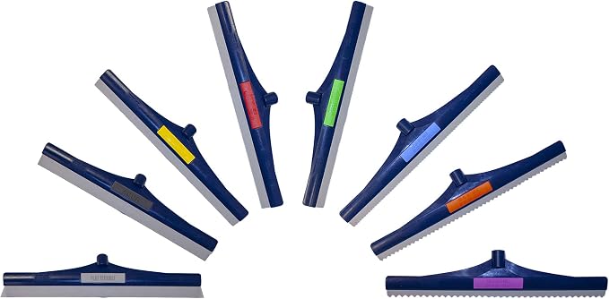 Midwest Rake 18" SpeedSqueegee, 5-7 Mil – Polymer Frame, Color Coded, Epoxy & Urethane Flooring Tool – SKU 47756