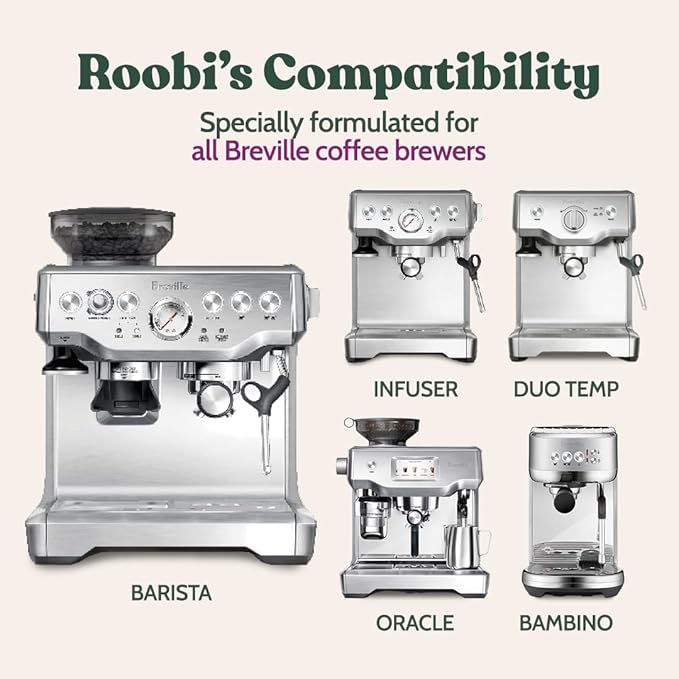Roobi Breville Compatible Cleaning & Descaling Kit. Specially Formulated to Clean & Descale your Breville Espresso Machine. 1 Year Supply.