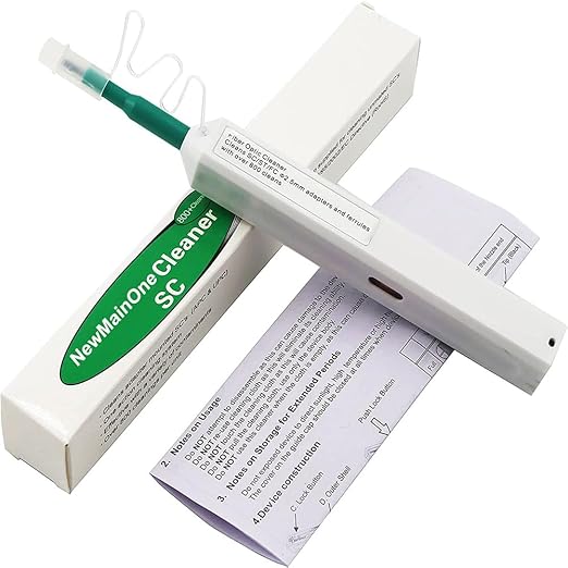 Fiber Cleaner, Fiber Optic Cleaner Pen for 2.5mm Ferrules SC,FC,ST,SC/APC and FC/APC,800+ Clean Times