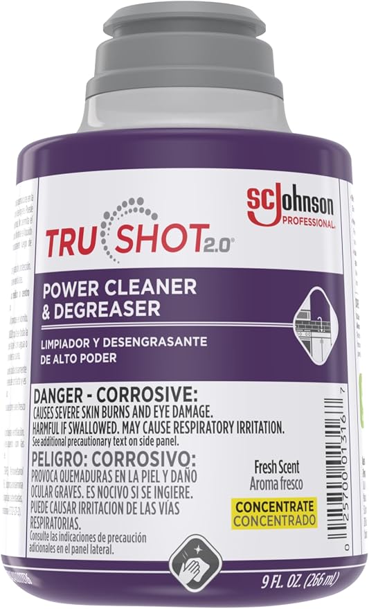 TURSHOT 2.0 POWER CLEANER & DEGREASER 9OZ, 4 PACK
