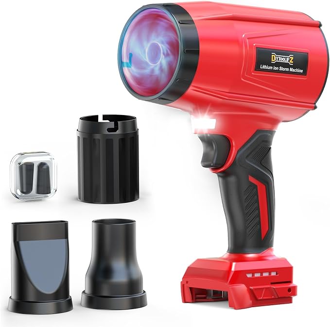 DIYtoolifz Cordless Leaf Blower Compatible with Milwaukee (Tool Only), 800,000RPM Brushless Motor, Adjustable Speed, Lightweight Portable Electric Blower for Car, Patio, Garden (Without Battery)