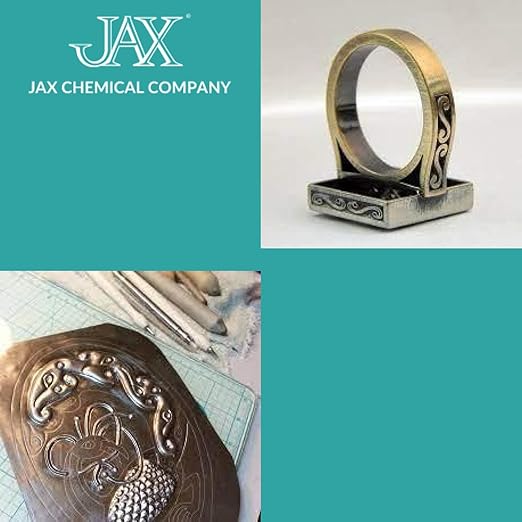 JAX Brown Darkener - Metal Finishing Solution - Antique Finish without Heat or Electricity - Pint
