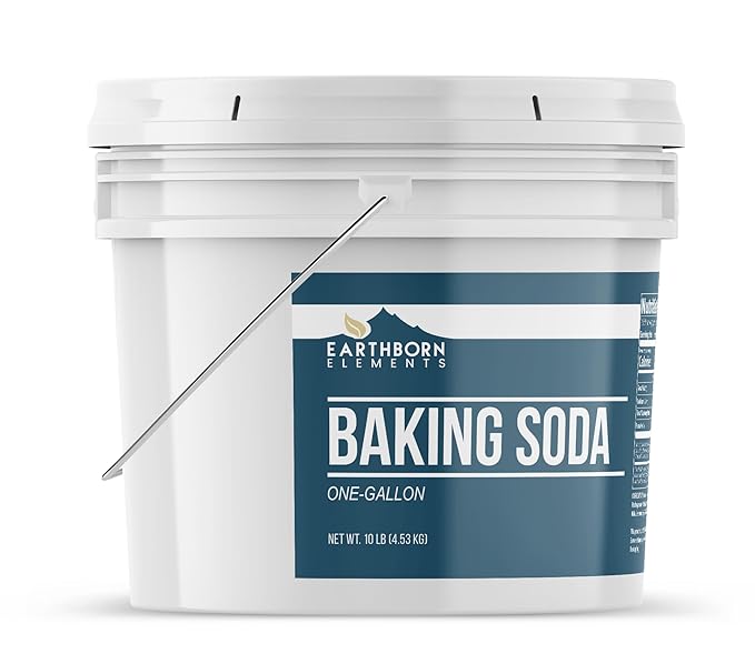 Earthborn Elements Baking Soda (1 Gallon) Sodium Bicarbonate, Cooking, Cleaning & Deodorizing (Pack of 2)