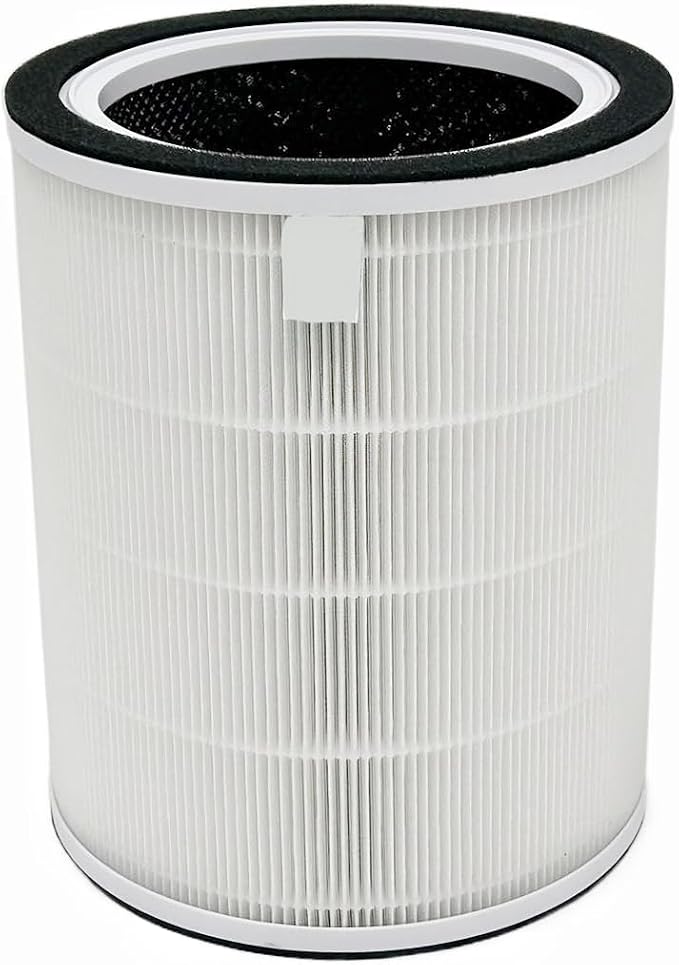 HODSEUKIN（2-Pack）Replacement True HEPA Filters Compatible with TCL Breeva A3 & A5 Air Purifiers,4-Stage Filtration High-efficiency Activated carbon