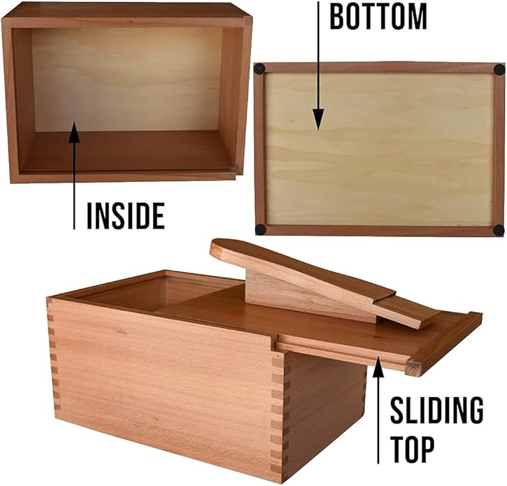 FOOTMATTERS Shoe Shine Valet Box - Hardwood Boot & Shoe Care