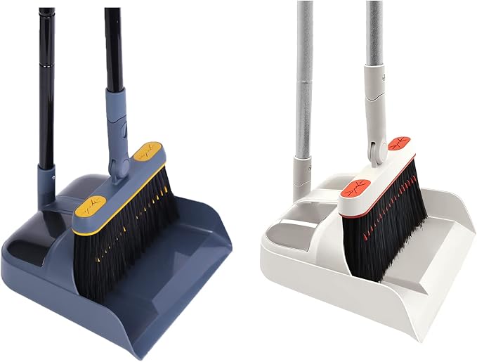 JEHONN Broom and Dustpan for Home