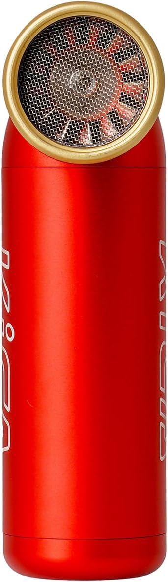 KiCA Jetfan 2S Electric Air Duster for Computer/Keyboard/House Cleaning/Camera Lens/Camping/BBQ/Car/Barbershop/Hair Drying,117000RPM,Upgraded Nozzle/BatteryLife,Air Can Substitute Tool-Red