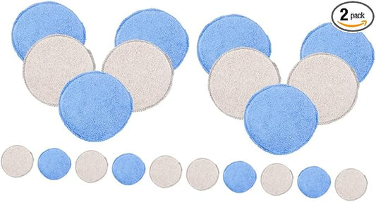 GLEAVI 20pcs Car Wash Sponge Applicator Pads for Car Detail Tire Sponge Applicator Wax Pad