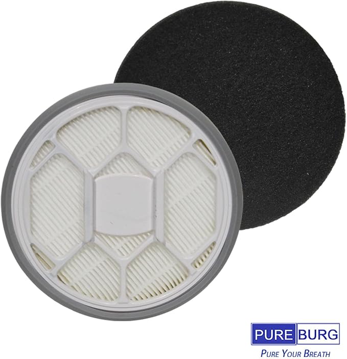 PUREBURG Replacement Filter Compatible with Oneisall LM2 ON-D81 & Afloia LM1 Homeika Pet Grooming Kit,4 HEPA + 8 Sponge kit For Dog Cat Pet Vacuum Accessories