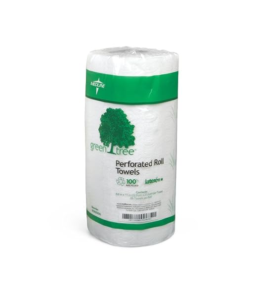 Medline Perforated Paper Towel Rolls, White, 8.8" x 11", Pack of 30