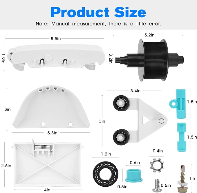 AXV417WHP Pool Cleaner Kit Replacement Hayward Pool Vacuum Parts AXV621DAT Pool Cleaner Turbine/A-Frame Kit, Fit for Hayward Navigator Pool Vac Ultra Pool Cleaner