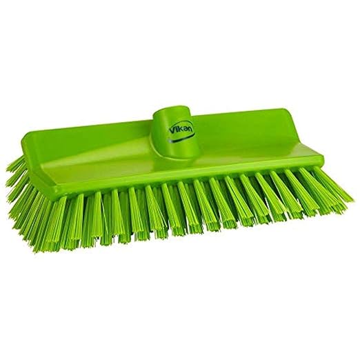 Vikan 704777 Brush,High-Low,Medium,10",PP/PBT,Lime