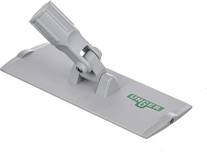 Unger Commercial Aluminum Pad Holder, 9.5-Inch, Swivel Head for Easy Window Cleaning, Full Hook & Loop Fastener Backing, Ideal for Window and Glass Surfaces, Case of 5 – PHH20
