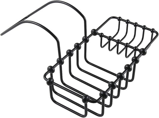Kingston Brass CC2160 Clawfoot Tub Rim Soap and Sponge Holder, Matte Black