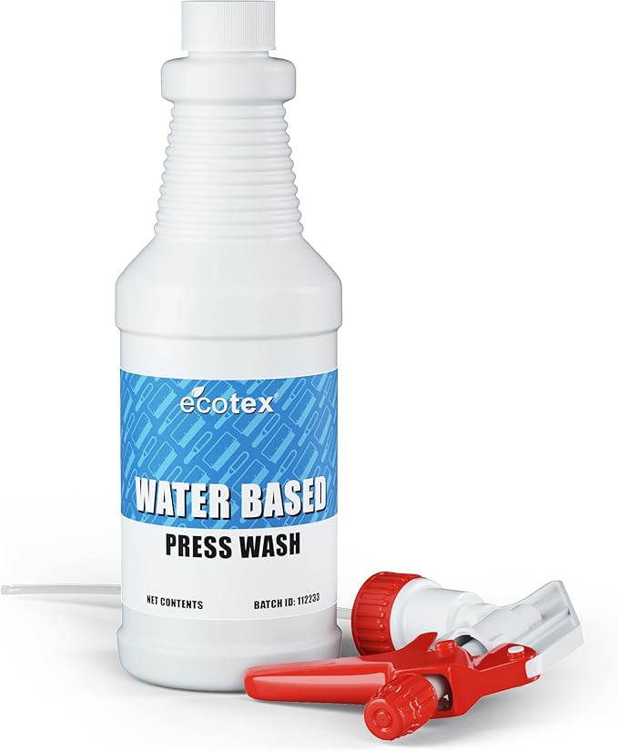 Ecotex® Water Based Press Wash (Gallon - 128 oz) - Eco-Friendly Mesh Screen Cleaner, For Screen Printing Screen to Remove Water Based Screen Printing Ink - Screen Printing Supplies