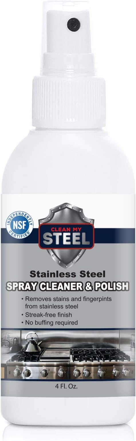 CLEAN MY STEEL Stainless Steel Cleaner 4 Fl Oz