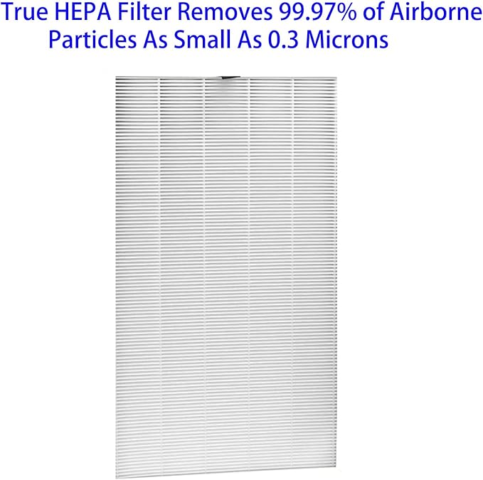 HE6FKPET True HEPA Replacement Filter Fit for Shark HE600 HE601 HE602 6 Fan Air Purifier Compare Part HE6FKPET HE6FKBAS HE6FKPRO