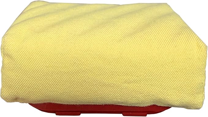 Oatislife Steam Brush Replace Head, Bristle Free Cleaning for Grills & Griddles, Fit for All Types Grill, Heat-Resistant & Dishwasher Safe, Yellow