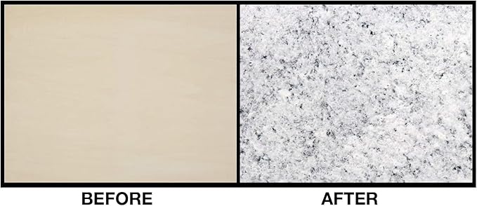 GLAINTE Granite Countertop Paint Kit - White Diamond Counter Top Refinishing Kit for Kitchen Bathroom