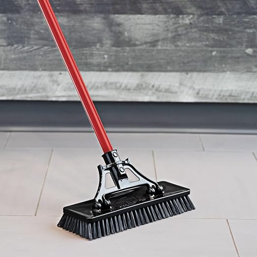 Libman Industrial Heavy Duty Floor Scrub with Swivel Head