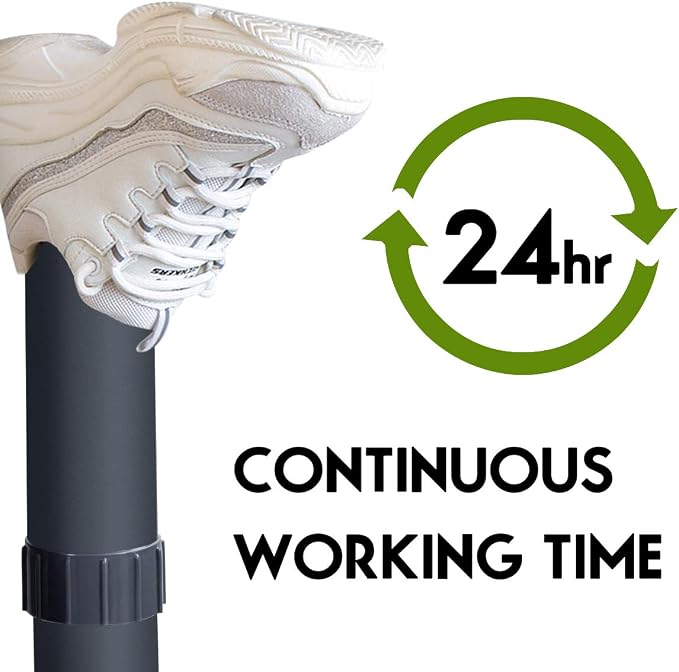 COSTWAY Boot Dryer, Electric Shoe Dryer and Warmer with Heat Blower, Fast Drying, Overheat Protection, Easy to Assemble, Shoe Dryer for Work Boots, Shoes, Gloves and Socks (2-Shoe)