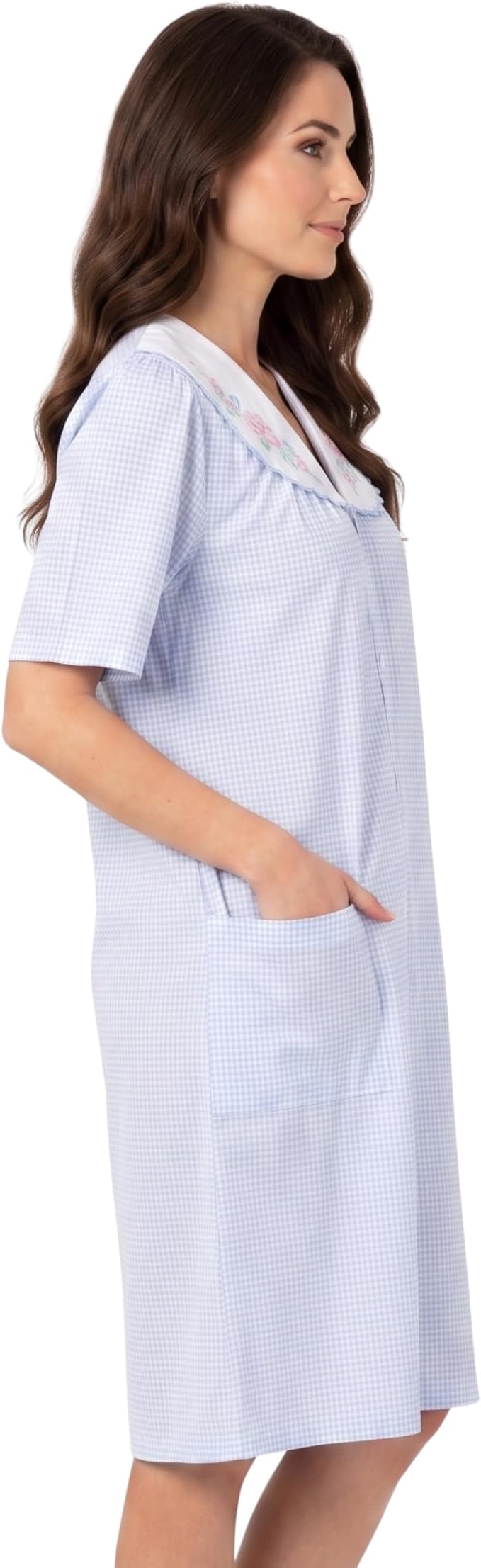 Dreamcrest Short Sleeve Duster Housecoat
