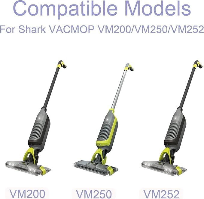 Disposable Replacement Pads with Shark VACMOP Disposable Hard Floor Vacuum for Shark VACMOP Pro VM250 VM251 VM252 VM200 VC205 QM250 VM190 VM200P12 VMP30 (40pcs)