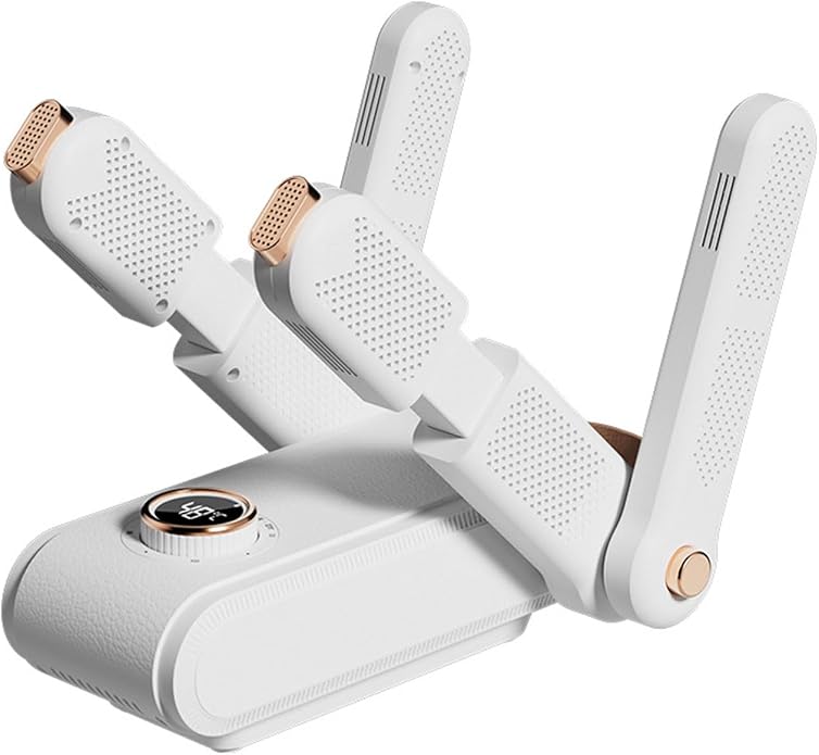 EXELIQ Shoe Dryer, 4 Adjustable Brackets, Portable Boot Dryer, Intelligent Timer, Boot and Glove Dryer, UV Light Sanitization
